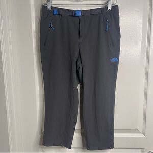 The North Face Size Small Capri Outdoor Hiking Athletic Capri Pants Blue Black